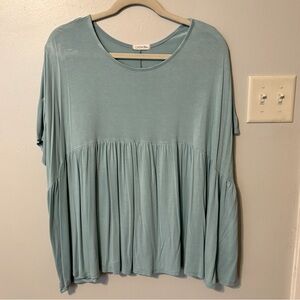Cotton Bleu Baby Doll Style Top